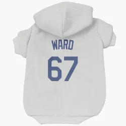 Los Angeles Dodgers Ryan Ward White Pet Hoodie for Dog & Cat