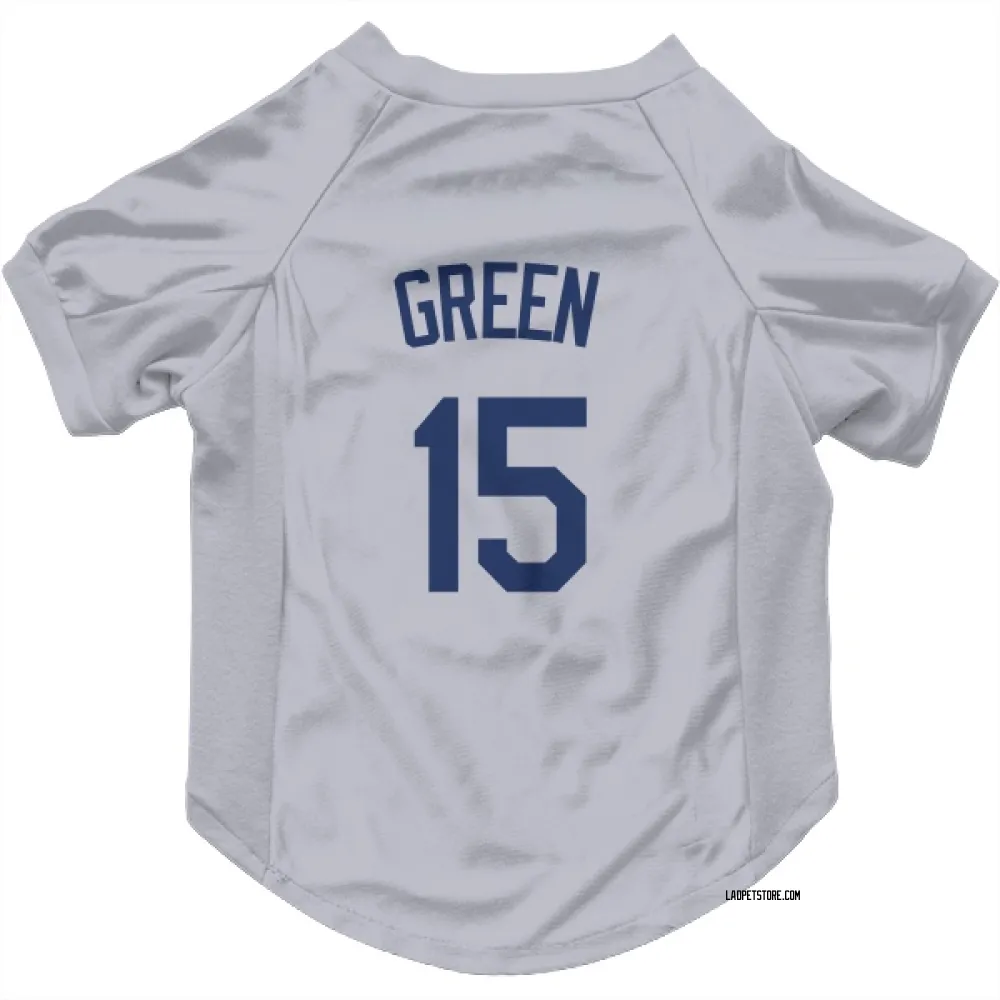 Los Angeles Dodgers Shawn Green Gray Pet Jersey for Dog & Cat