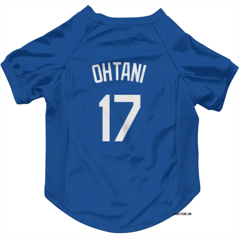 Los Angeles Dodgers Shohei Ohtani Royal Pet Jersey for Dog & Cat