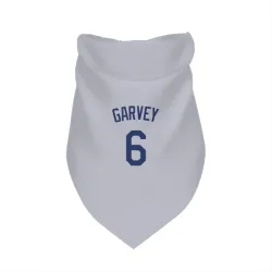 Los Angeles Dodgers Steve Garvey Gray Pet Bandana for Dog & Cat