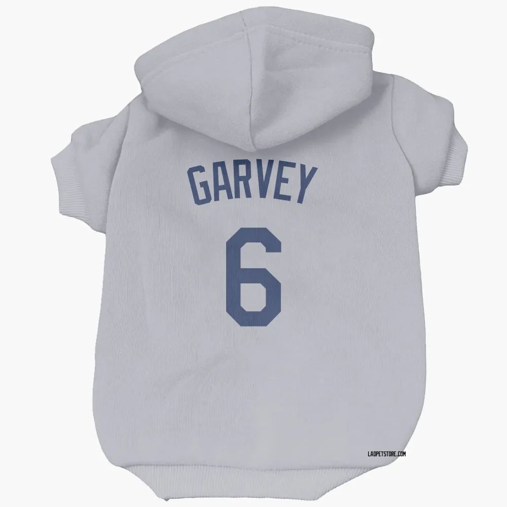 Los Angeles Dodgers Steve Garvey Gray Pet Hoodie for Dog & Cat