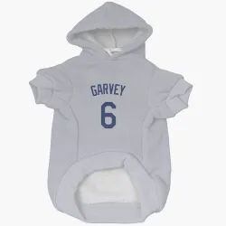 Los Angeles Dodgers Steve Garvey Gray Pet Hoodie for Dog & Cat