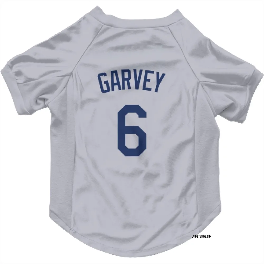 Los Angeles Dodgers Steve Garvey Gray Pet Jersey for Dog & Cat