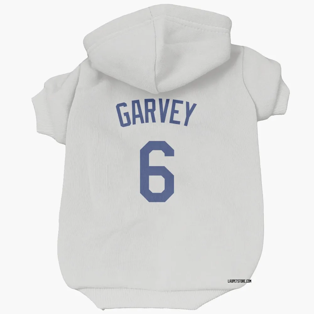 Los Angeles Dodgers Steve Garvey White Pet Hoodie for Dog & Cat