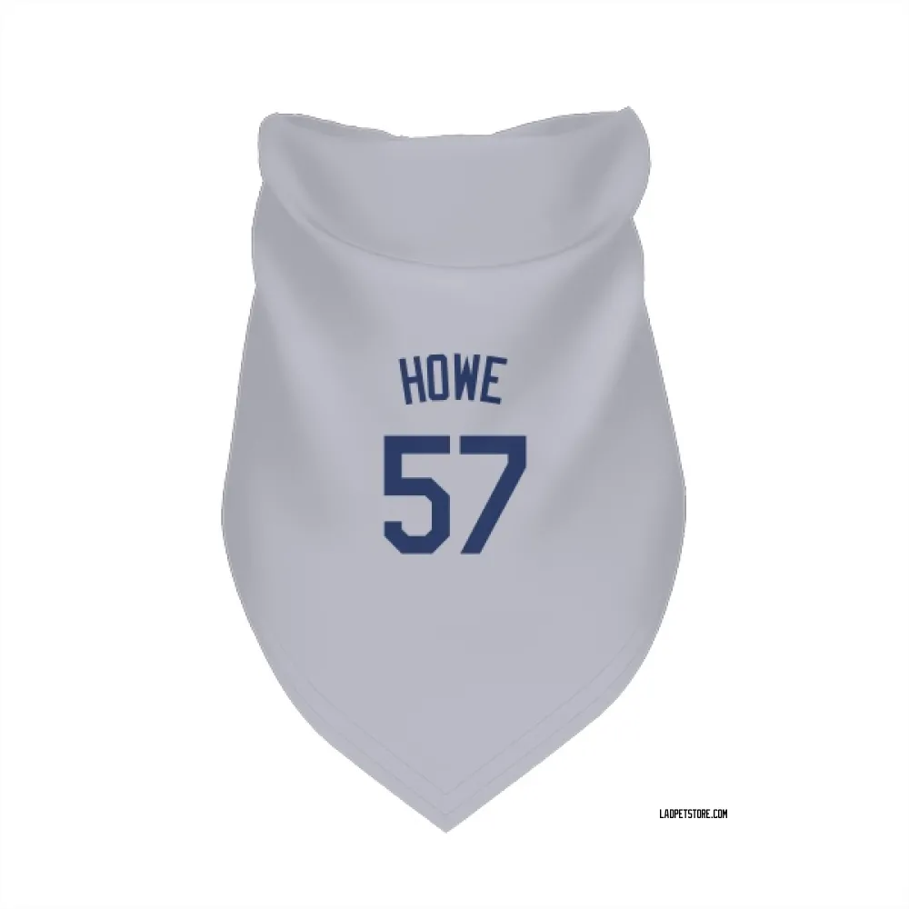 Los Angeles Dodgers Steve Howe Gray Pet Bandana for Dog & Cat