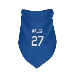 Los Angeles Dodgers Trevor Bauer Royal Pet Bandana for Dog & Cat