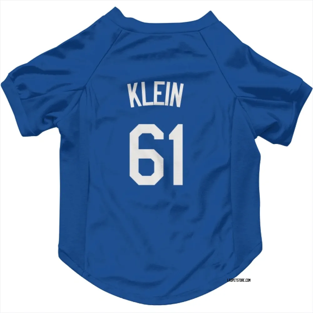 Los Angeles Dodgers Will Klein Royal Pet Jersey for Dog & Cat