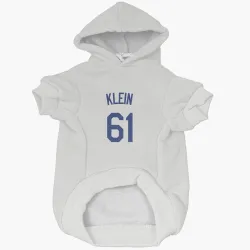 Los Angeles Dodgers Will Klein White Pet Hoodie for Dog & Cat