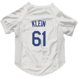 Los Angeles Dodgers Will Klein White Pet Jersey for Dog & Cat