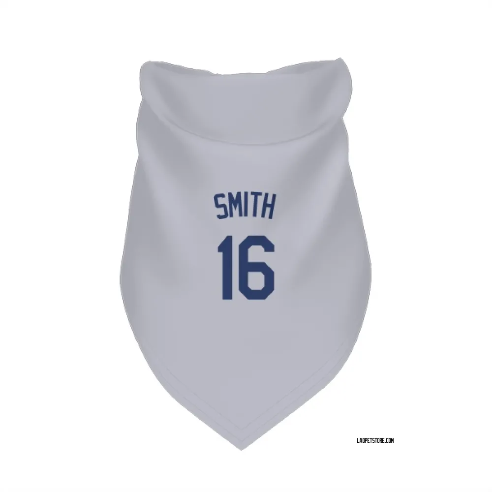 Los Angeles Dodgers Will Smith Gray Pet Bandana for Dog & Cat