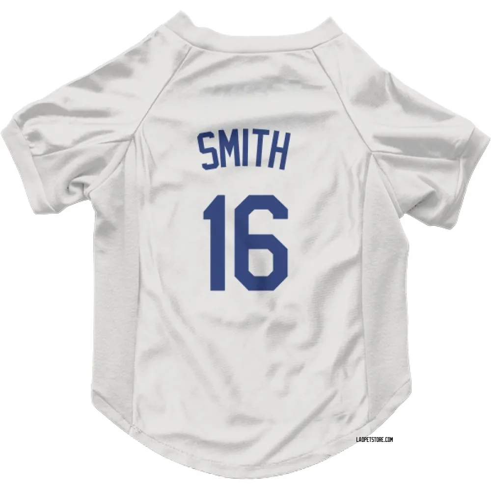 Los Angeles Dodgers Will Smith White Pet Jersey for Dog & Cat